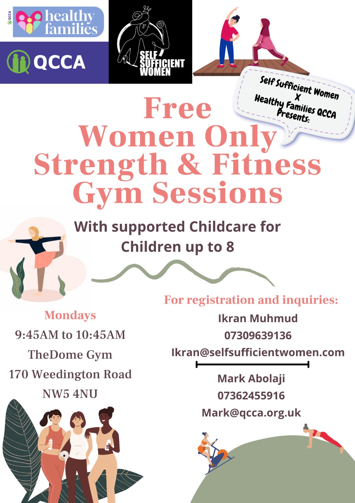 Women Only Strength & Fitness Gym Session Queens Crescent Community